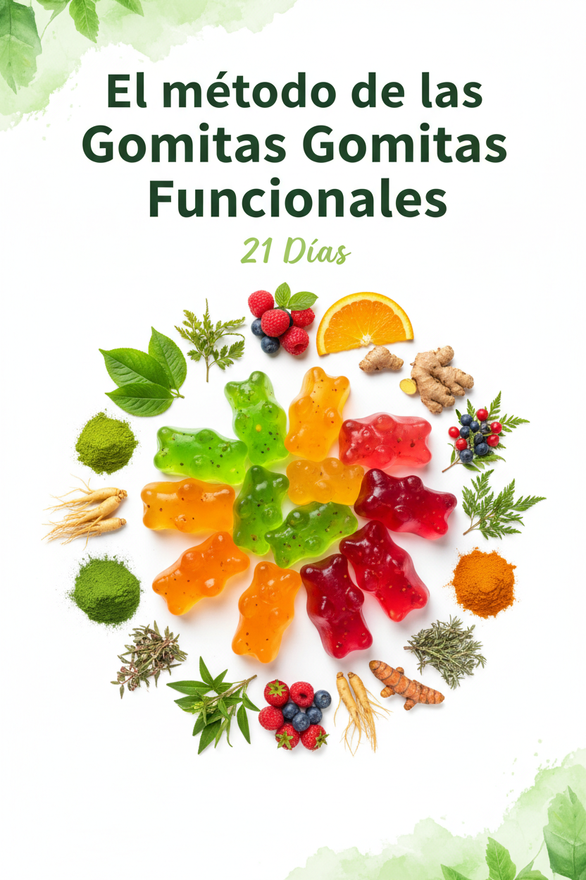 Portada del ebook El método de las Gomitas Funcionales – programa de 21 días