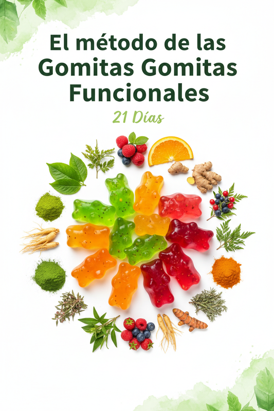 Portada del ebook El método de las Gomitas Funcionales – programa de 21 días